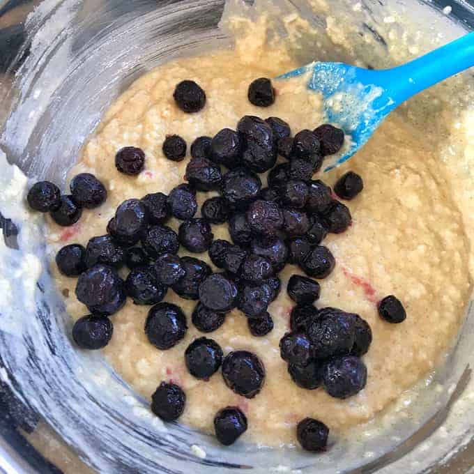 Coconut and Blueberry Loaf