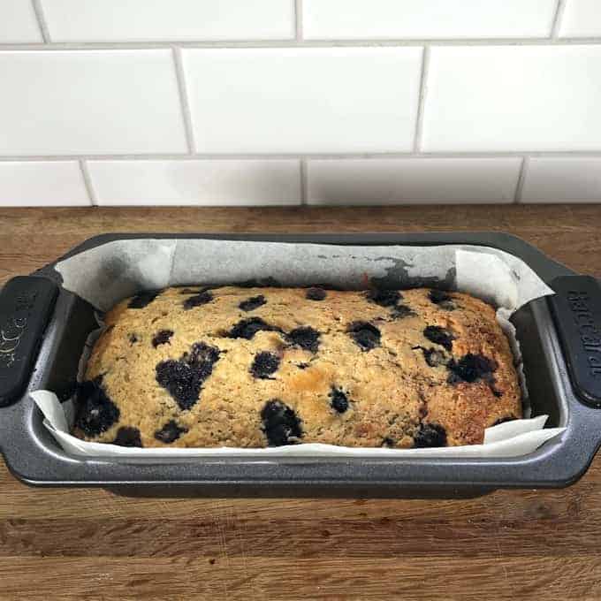 Coconut and Blueberry Loaf