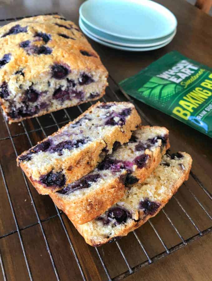Coconut and Blueberry Loaf