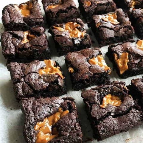 Chocolate Caramel Brownie