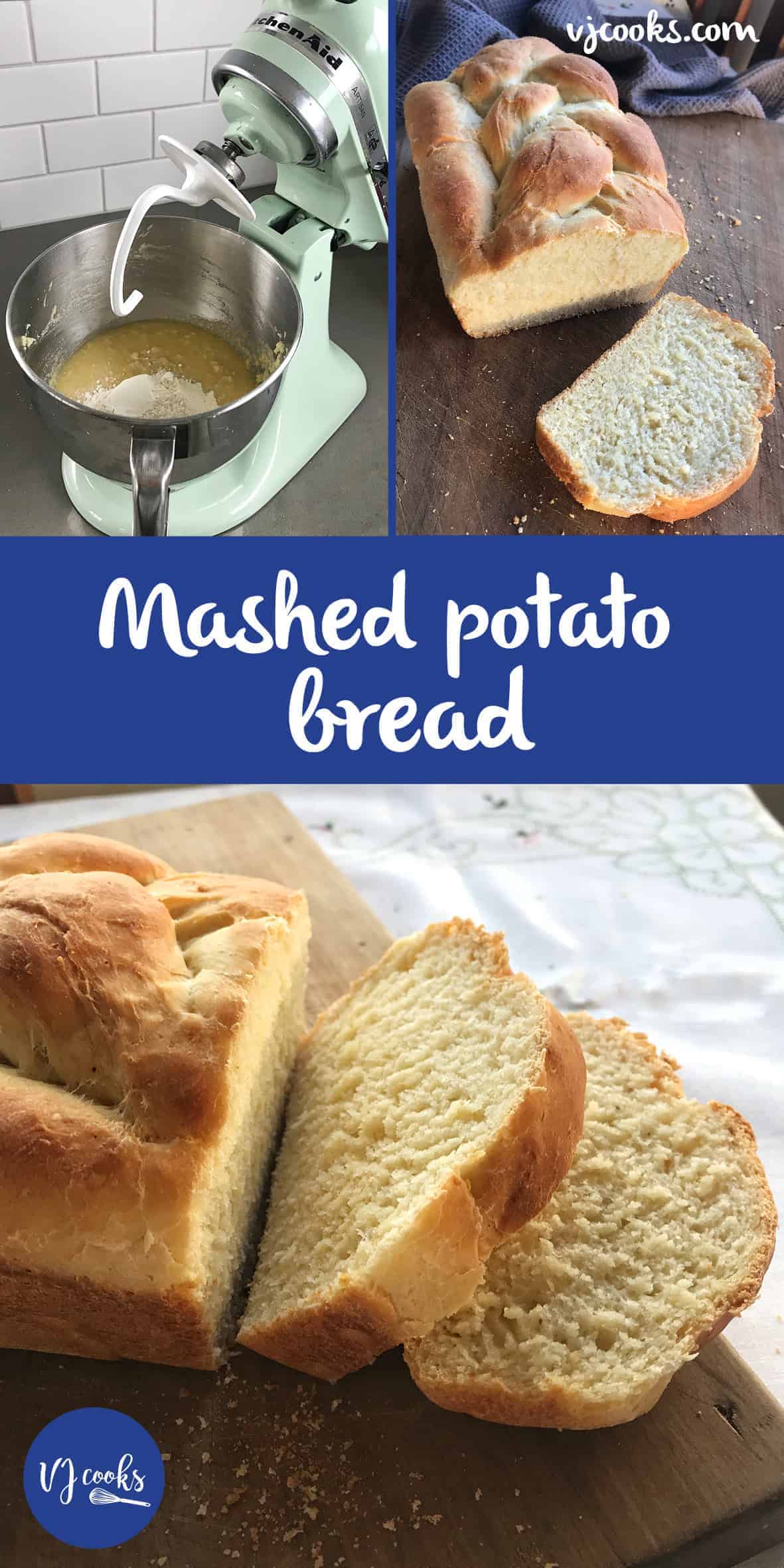 Leftover Mashed Potato Bread - Num's the Word