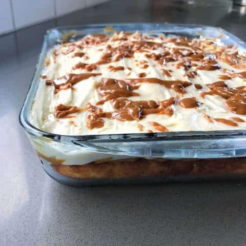 Banana Caramel Cake