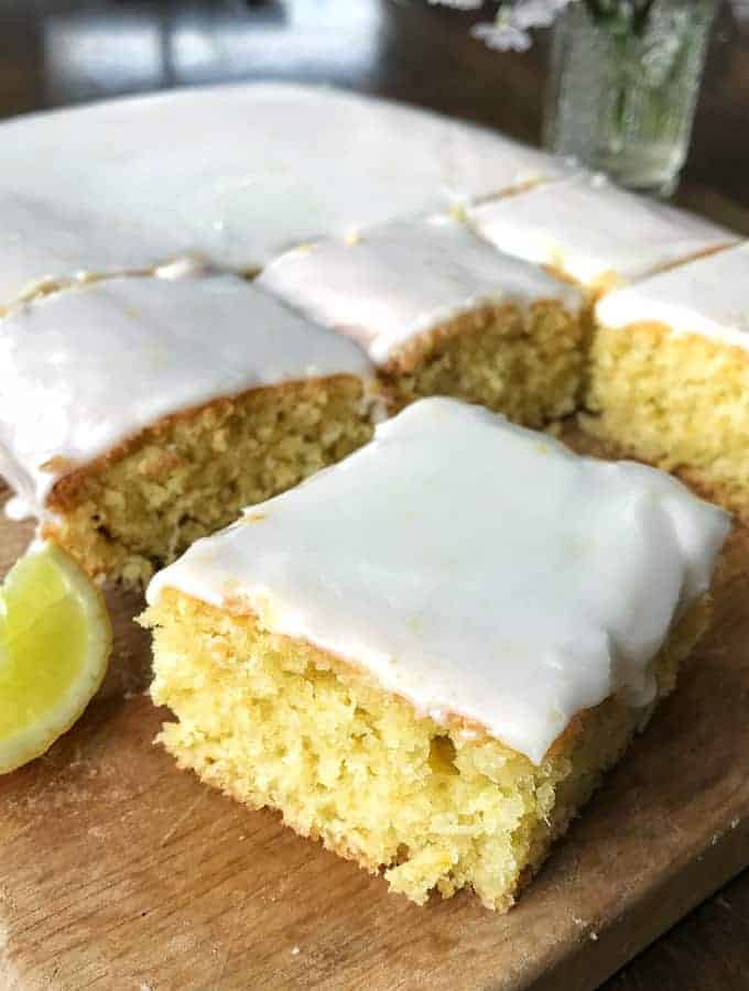 Lime and coconut sheet cake by VJ cooks. This easy recipe is dairy free and is made with limes, coconut and coconut cream. 