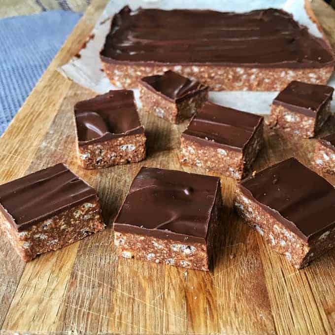 Delicious no-bake dark chocolate peppermint slice, easy recipe from VJ cooks