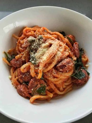 Chorizo pasta easy recipe by VJ cooks