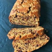 banana chocolate chip loaf, easy recipe by VJ cooks