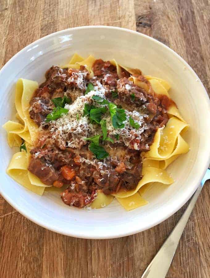 VJ cooks slow cooker beef ragu - easy recipe from VJ cooks 