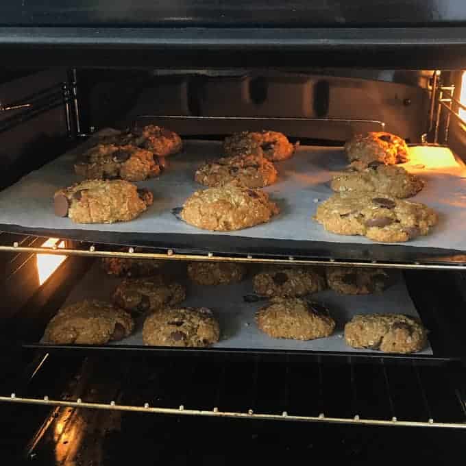 Easy ANZAC Biscuits with chocolate buttons recipe by VJ cooks