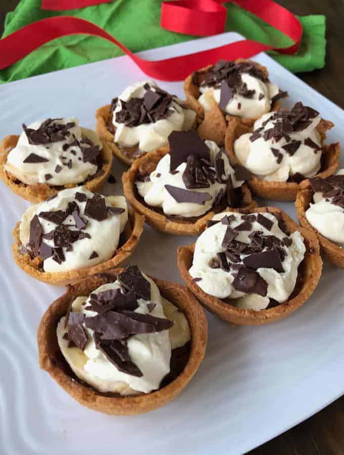 Cheats mini banoffee tarts - easy recipe by VJ cooks 