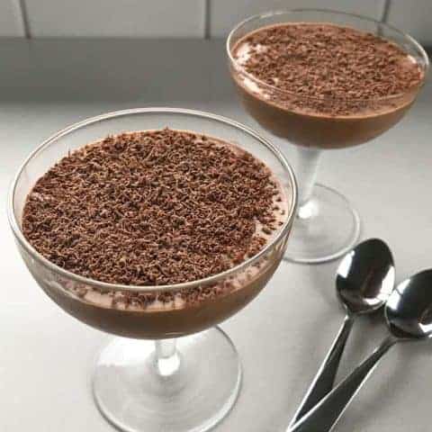 Simple chocolate mousse