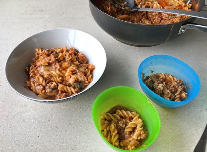 One pot mince with pasta a recipe from VJ cooks 