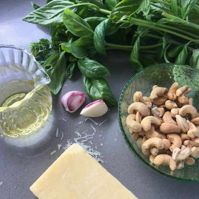 CASHEW PESTO INGREDIENTS