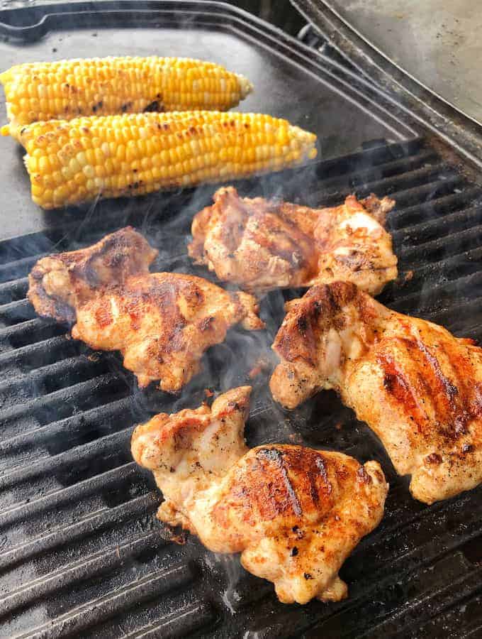 VJ cooks chargrilled chicken salad