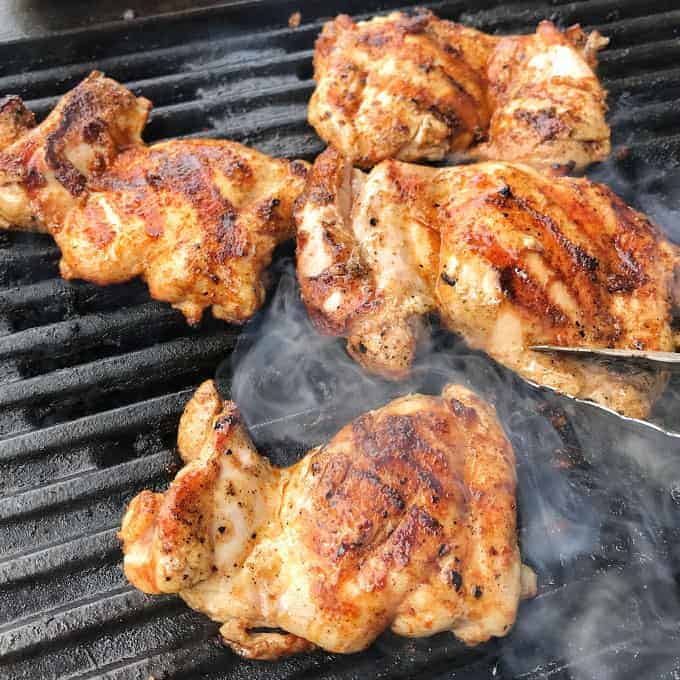 VJ cooks chargrilled chicken salad