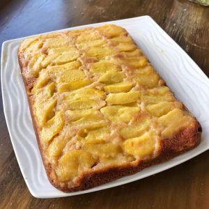 upside down plum cake easy recipe by VJ cooks 