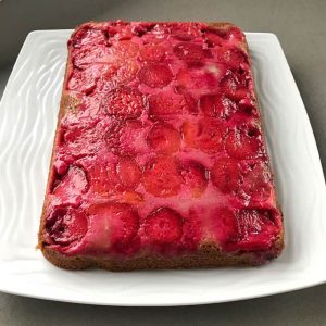 upside down plum cake easy recipe by VJ cooks 