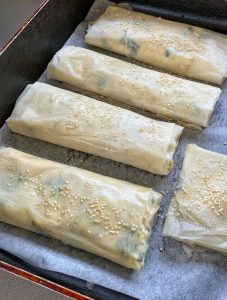 vj cooks chicken filo parcels 