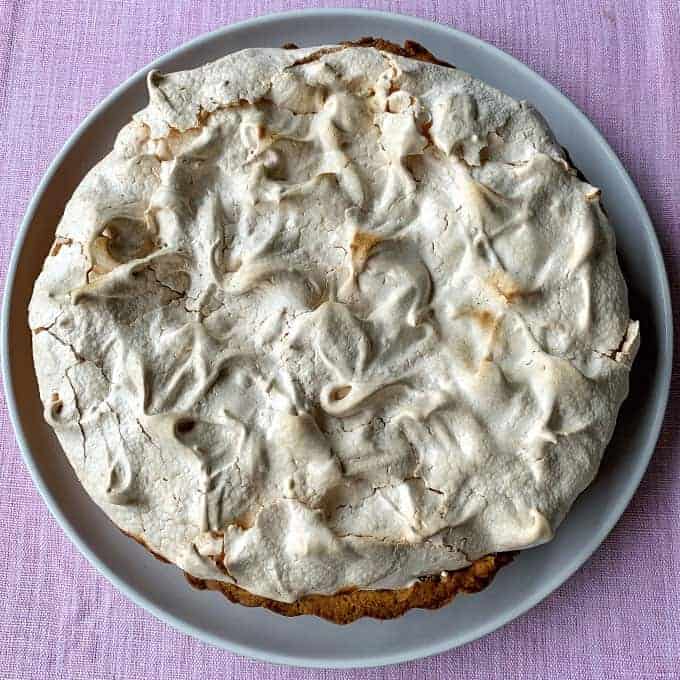 Easy bake passionfruit meringue pie - recipe by VJ cooks