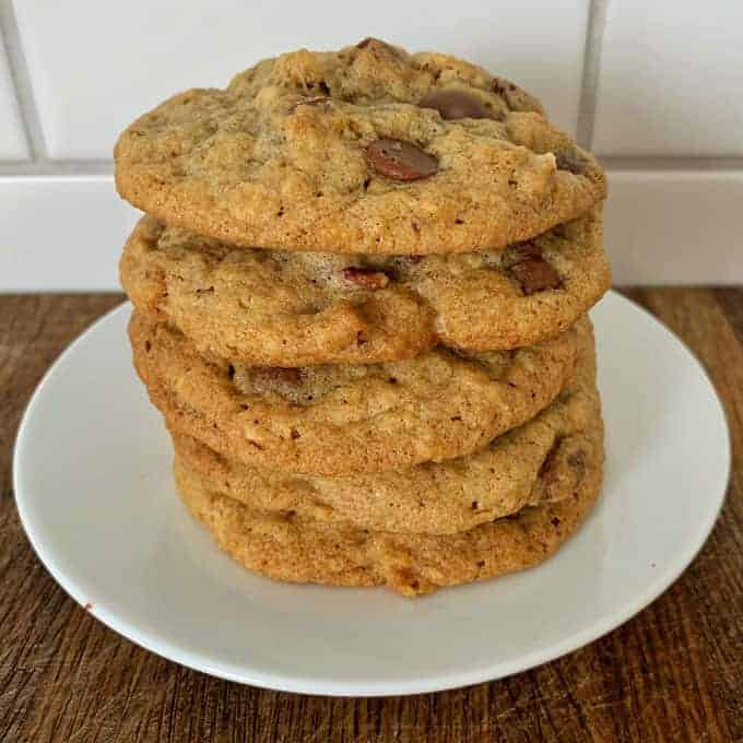 vj cooks chocolate chip and pecan cookies