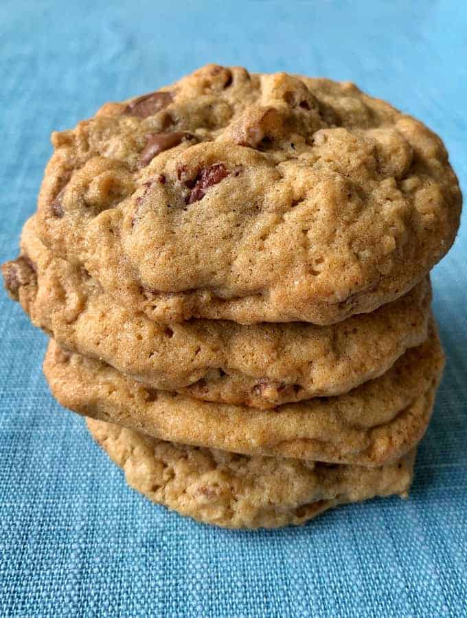 vj cooks pecan and chocolate chip cookies 