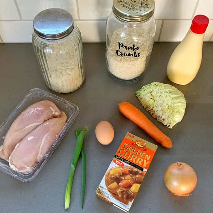 vj cooks japanese chicken katsu curry