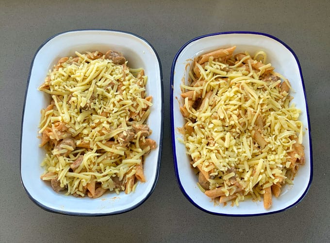 sausage pasta bake