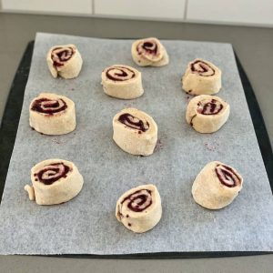 jam pinwheel scones recipe by VJ cooks 