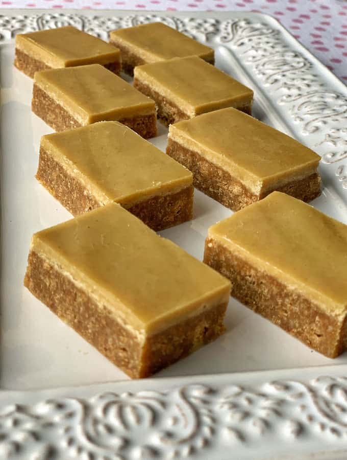 VJ COOKS no bake gingernut slice 