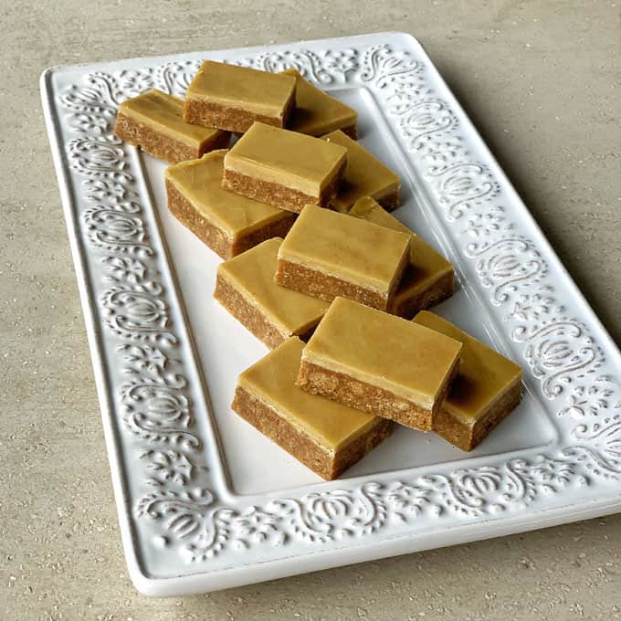 VJ COOKS no bake gingernut slice 