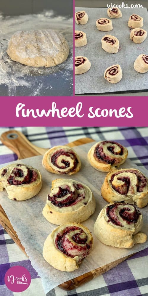 vj cooks jam pinwheel scones