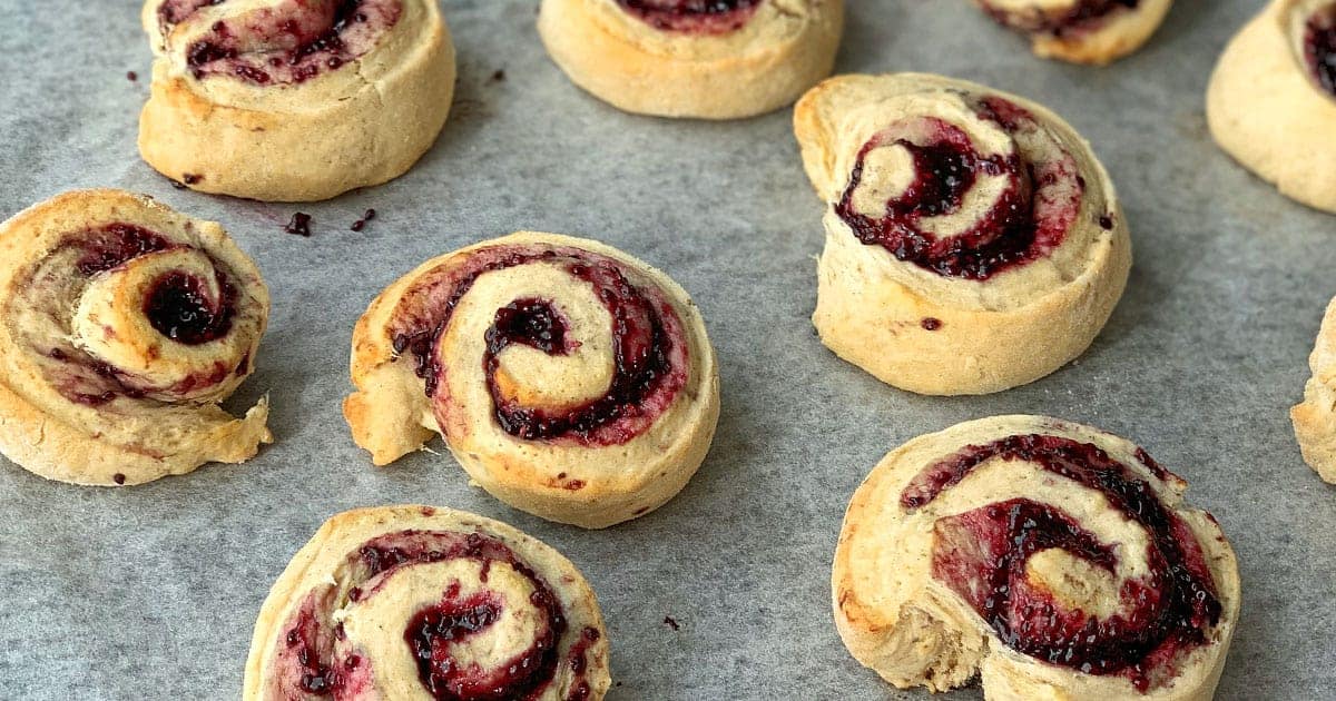 Jam Pinwheel scones