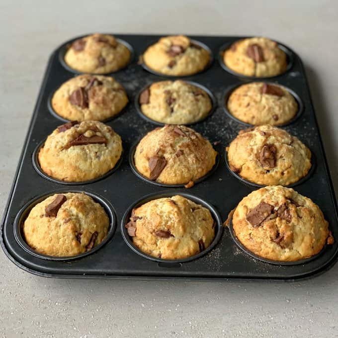 vj cooks easy oat and chocolate muffins