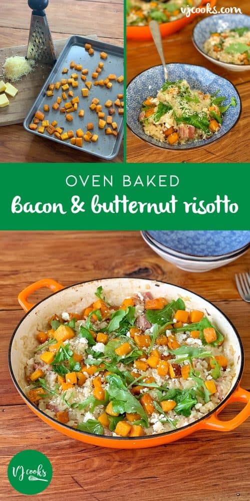 vj cooks - bacon and butternut risotto 