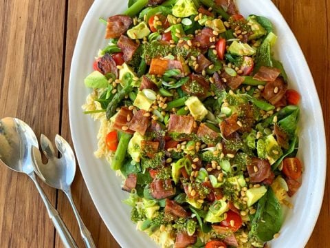 vj cooks asparagus salad