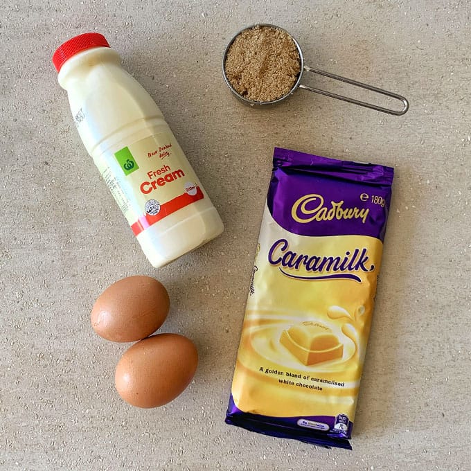 caramilk mousse ingredients 