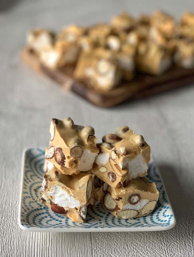 Caramilk rocky road