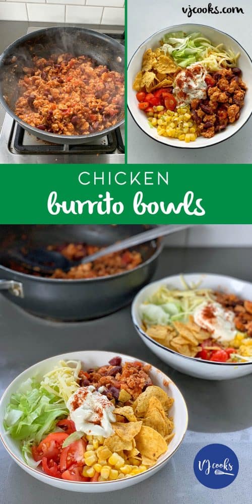 chicken burrito bowls 