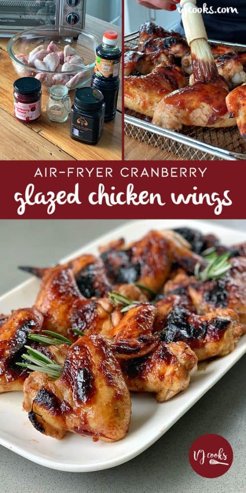 cranberry glazed chicken wings