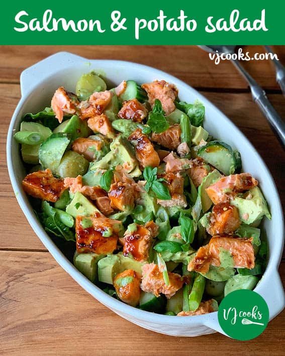 Salmon Potato Salad Pinterest