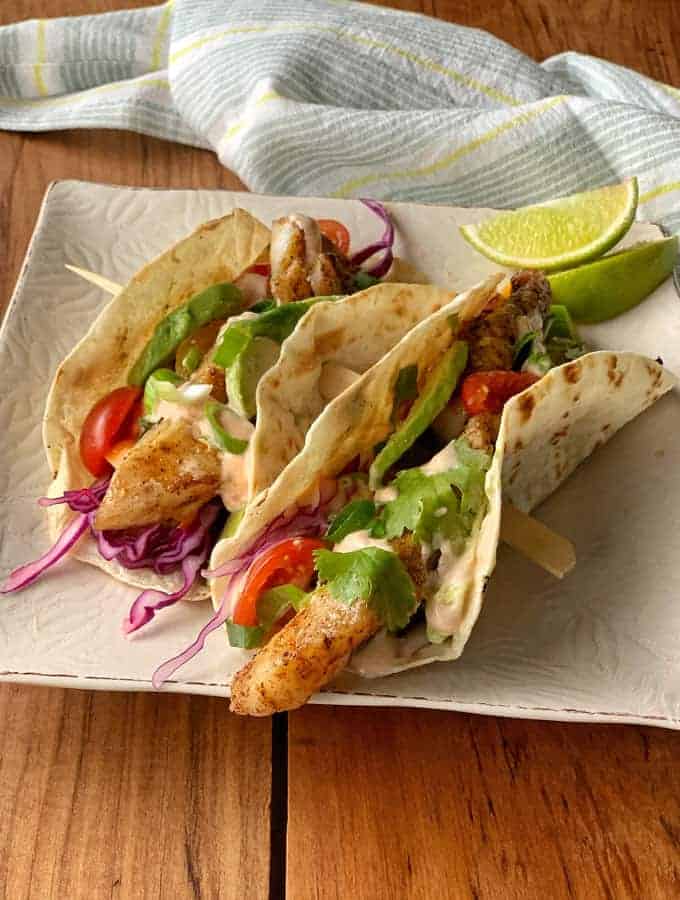 bbq fish tacos