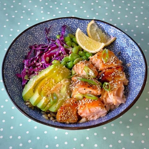 Salmon bowls