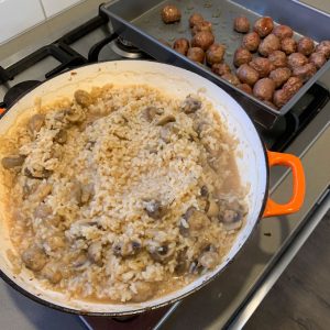 sausage risotto