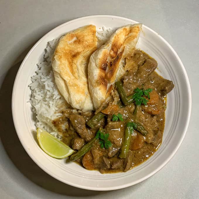 beef red curry