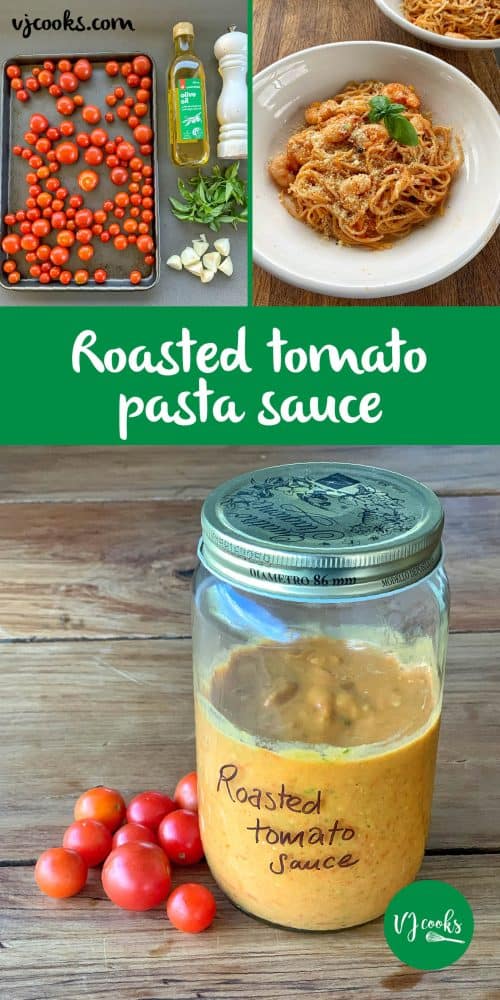 Roasted tomato pasta sauce