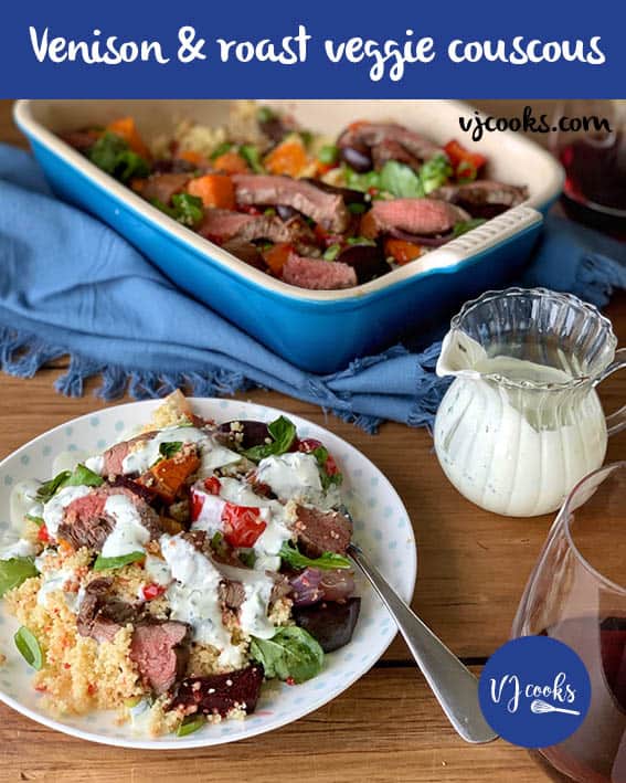 venison and couscous salad