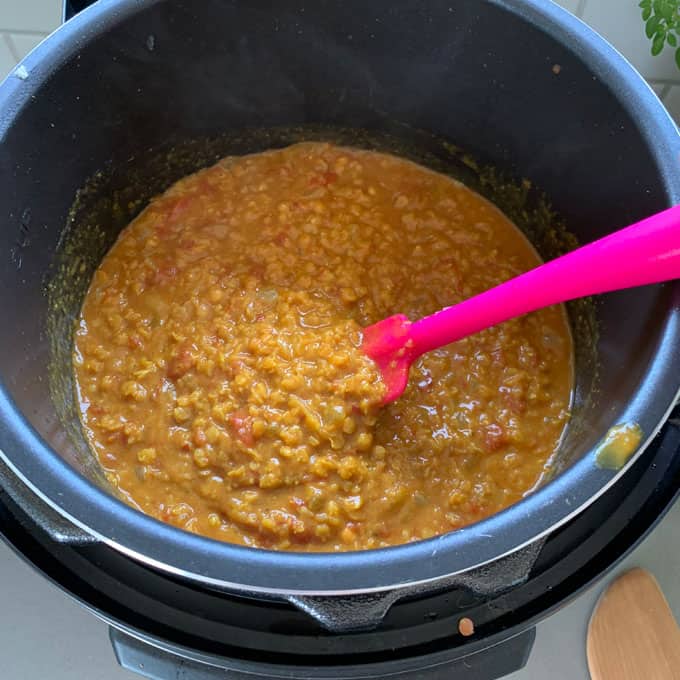 red lentil dhal