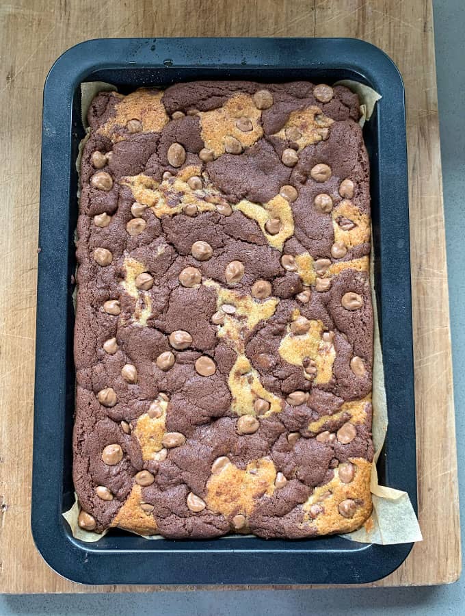 brookies - brownies with cookie dough