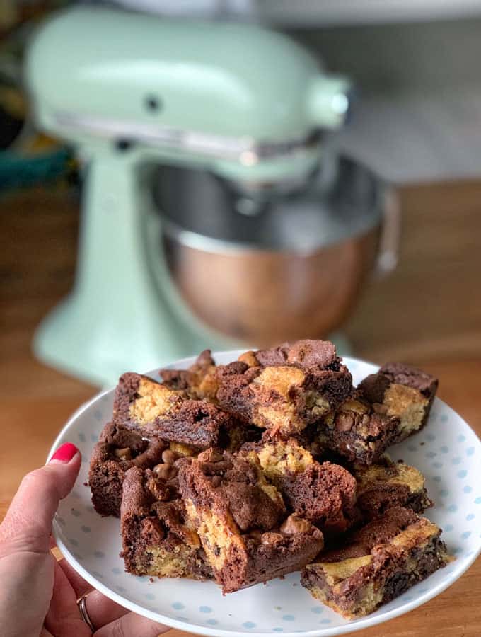 brookies - brownies with cookie dough