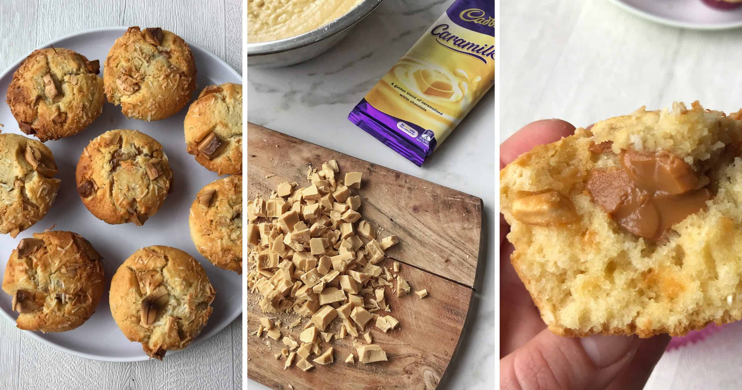 caramilk muffins
