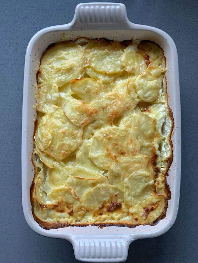 Cheesy potato bake